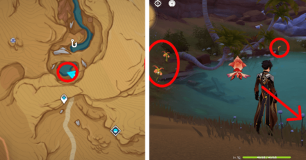 Genshin - Mourning Flower Locations - 75 to 78