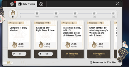 Honkai Star Rail - Daily Missions