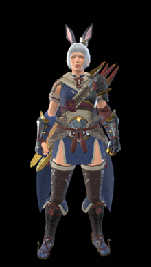 Lagombi Ears Layered Armor F