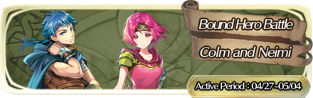 Bound Hero Battle: Colm & Neimi Banner