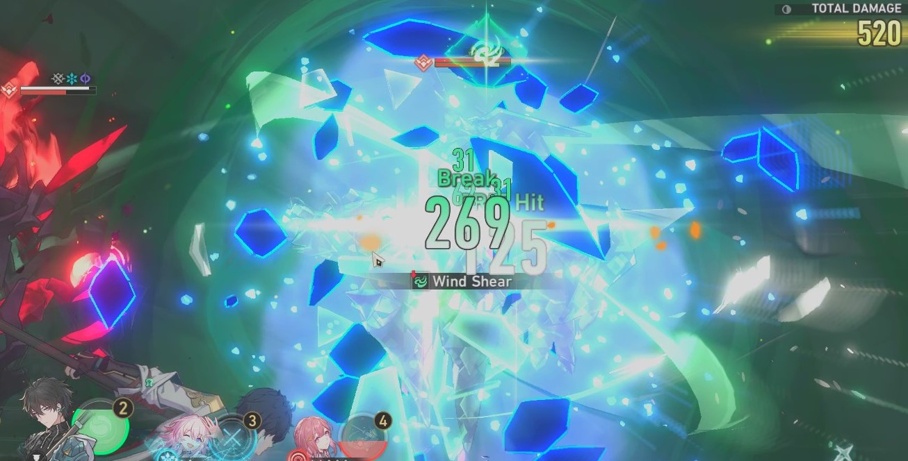 Honkai Star Rail - Single-Target Characters on Ice Out of Space