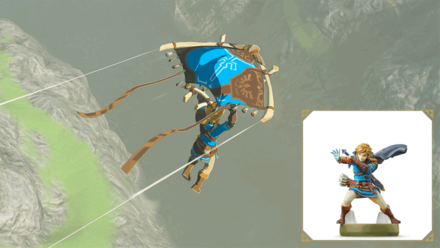 Zelda TOTK - Link (Tears of the Kingdom) amiibo Paraglider Design