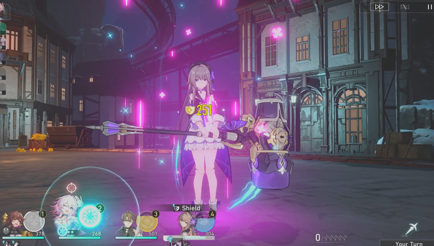 Honkai Star Rail - Preservation Character on Automaton Direwolf