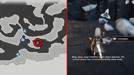 Honkai Star Rail - Mine Cart Pin Location