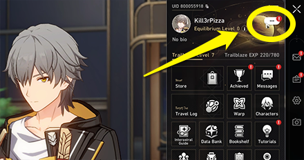 Honkai Star Rail - Menu Bubble Icon