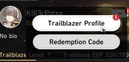 Honkai Star Rail - Select Trailblazer Profile