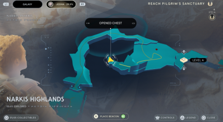 Jedi Survivor - Jedha Paint Map Location