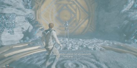 Jedi Survivor Chamber of Duality Zee Opens the door