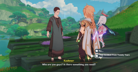Genshin - That Incident from Twenty Years Ago - Give Kashmer the Password