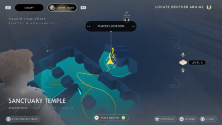 Fallen Order - The Destination and the Beginning Map Image