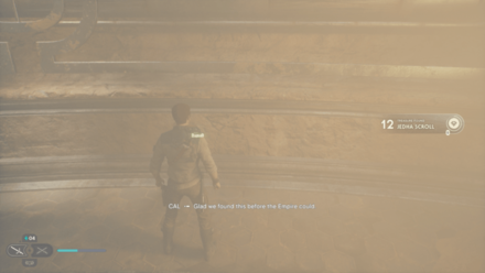 Fallen Order - Jedha Scroll 4 In Game Image