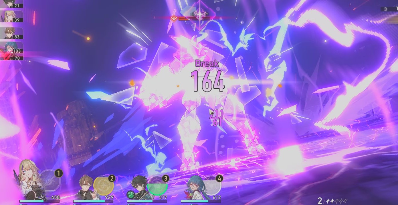 Honkai Star Rail - Weakness Break on Searing Prowler