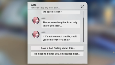 Honkai Star Rail - Asta Message