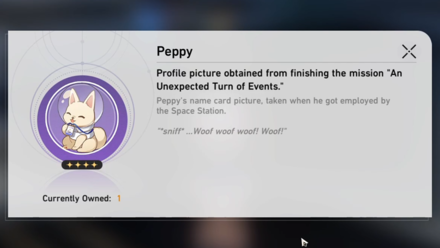 Honkai Star Rail - Peppy Profile Picture