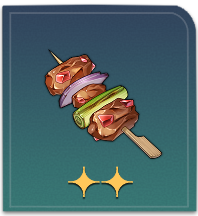 Crystal Lizard Satay Item