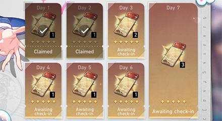 Honkai Star Rail - Daily Login Bonus