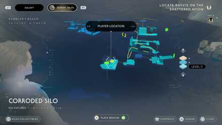 Chamber of Fortitude Entrance Map