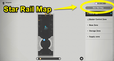 Honkai Star Rail - Star Rail Map