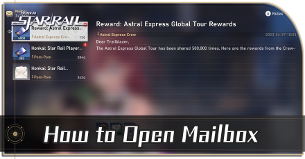 Honkai Star Rail - How to Open Mailbox