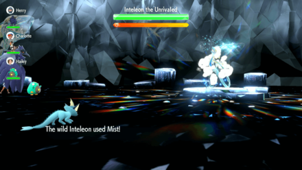 Pokemon Scarlet and Violet SV - Inteleon Using Mist