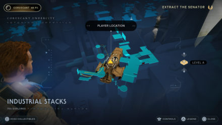 Fallen Order - Stolen Treasures Map Image