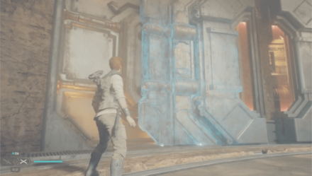 Jedi Survivor Burried Refuge Pull the Gate