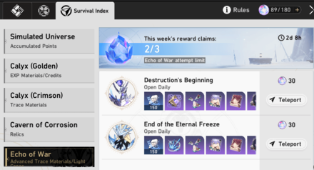 Honkai Star Rail - Echoes of War