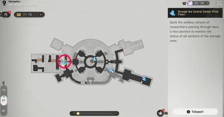 Honkai Star Rail - Outside the Control Center Teleport