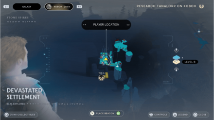 Jedi Survivor Koboh Matter 1st Laser Map