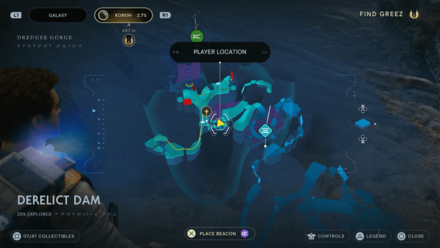 Jedi Survivor - Scrapyard Map Location