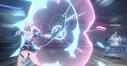 Star Rail - March 7th will do a follow up attack if an enemy hits her shield