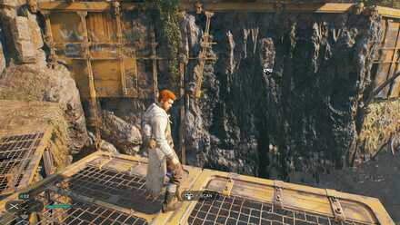 Fallen Order - Crumbling Dam Wall In Game Image