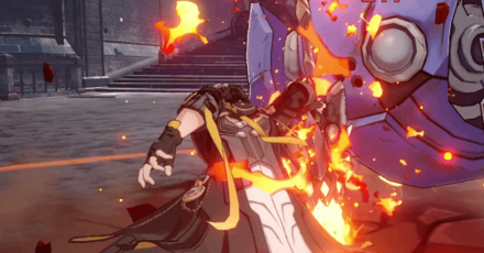 Honkai Star Rail - Trailblazer Fire Enhanced Basic Attacks