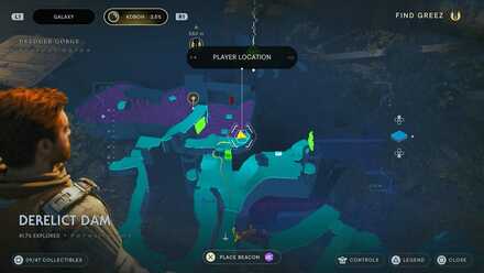 Fallen Order - Dam Flow Pipes Map Image