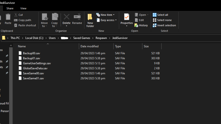Jedi Survivor Corrupted Save Fix
