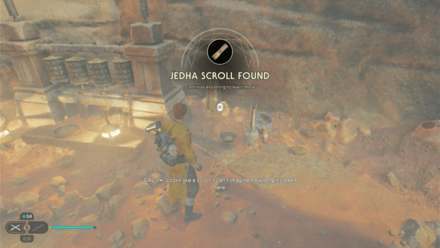 Fallen Order - Jedha Scroll In Game Image