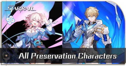 Honkai Star Rail - List of All Preservation Characters