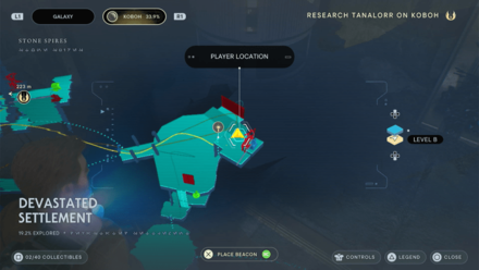 Fallen Order - Technological Deficit Map Image
