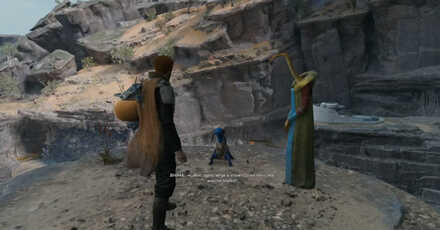 Talk to Tulli and Bhima Boiling Bluff - Star Wars Jedi Survivor