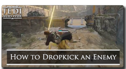 Jedi Survivor - How to Dropkick an Enemy