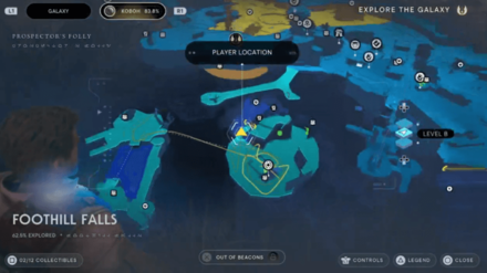 Jedi Survivor Melted Door Map