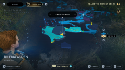 Fallen Order - Goldenlight Moss Map Image