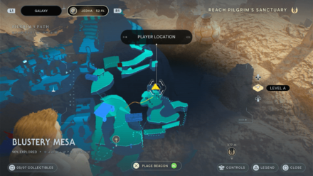 Fallen Order - Jedha Scroll Map Image