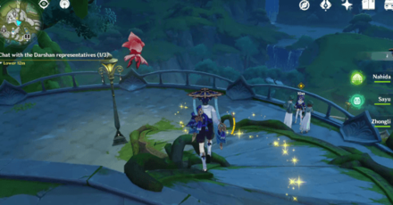 Genshin - Gatherings and Partings Quest - Check up on Layla