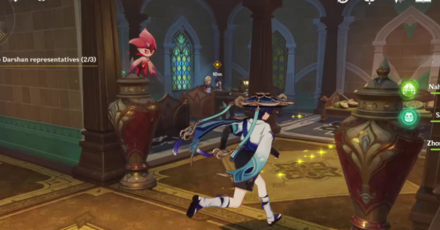 Genshin - Gatherings and Partings Quest - Go to Lambad