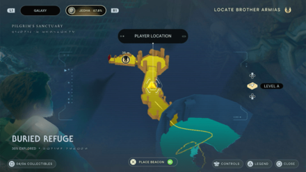 Fallen Order - Temple Evacuation Map Image