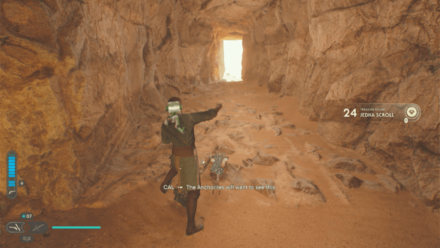 Fallen Order - Jedha Scroll In Game Image