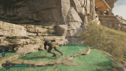 Climb up the cliffside