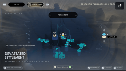 Force Tear Devastated Settlement Map