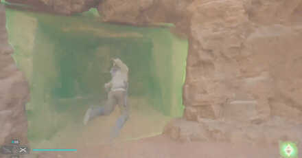 Green Barrier to Force Tear Desert Ridge - Star Wars Jedi Survivor